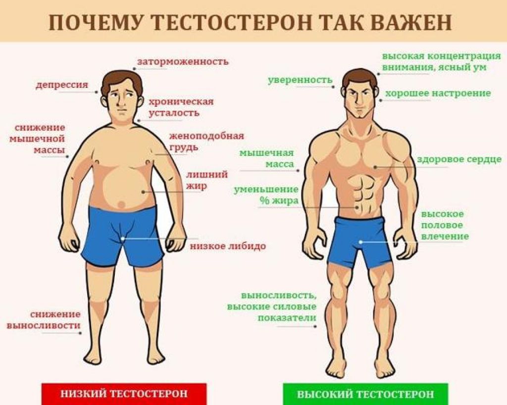 Последствия низкого тестостерона у мужчин