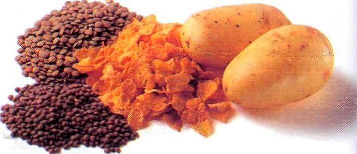 Злаки, корнеплоды и овощи — это продукты, содержащие много углеводов